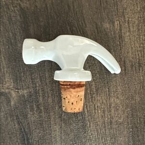 Vintage Porcelain Hammer Bottle Stopper For Wine or Spirits 🔨